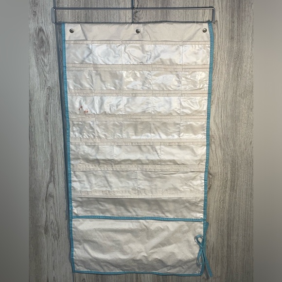 Real Simple Jewelry Organizer Storage Plus 18x33" Detachable Travel Pouch Tan - Picture 7 of 8